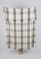BERRY CHECKD TEXTURED THROW OLIVE