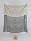 BERRY JACQUARD THROW BLUE