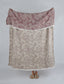 BERRY JACQUARD THROW RED