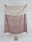BERRY JACQUARD THROW RED