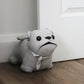 Frenchie Doorstop Charcoal Pin Stripe