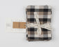 Giant Check Napkin S/4 Black