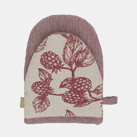 BERRY & BUG HALF OVEN GLOVE RED