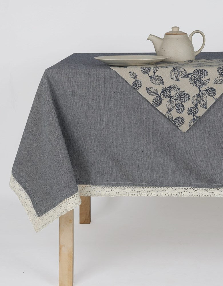 BERRY & BUG REVERSABLE PLACEMAT BLUE - S4