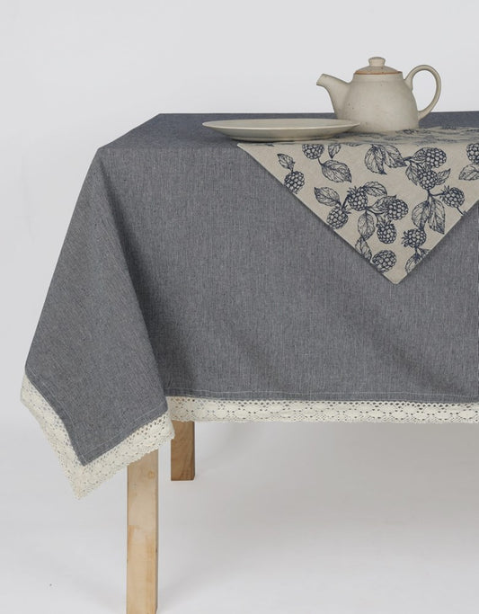 BERRY & BUG REVERSABLE PLACEMAT BLUE - S4