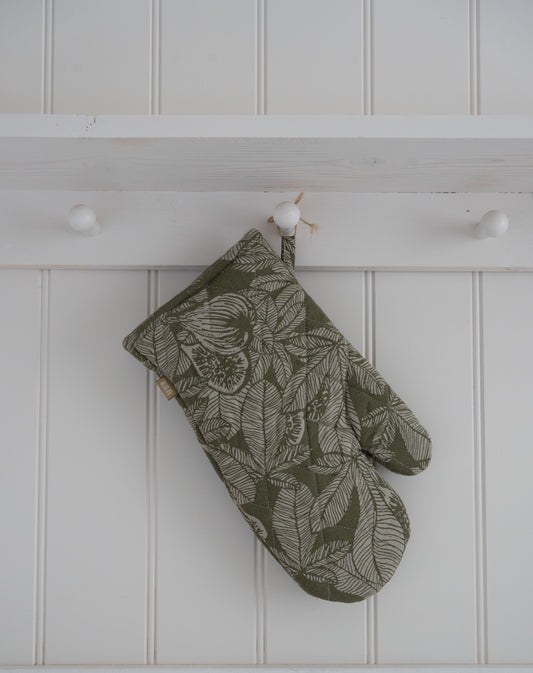 Fig Tree Single Oven Glove Burnt Olive