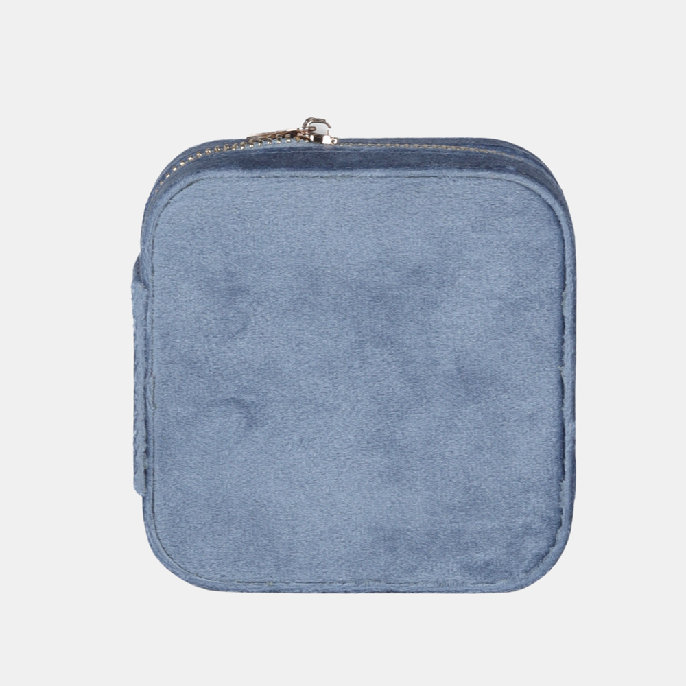 Brydie Sq Jewellery Box - Blue