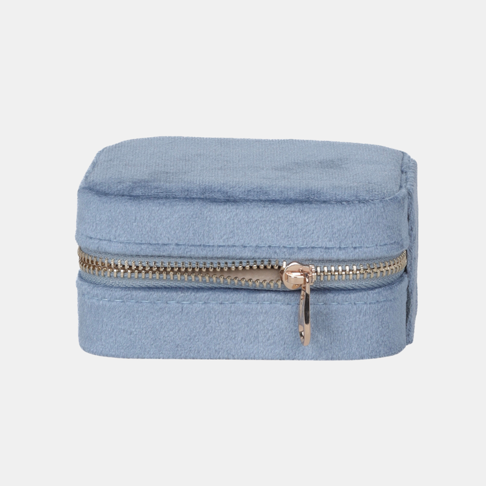 Brydie Sq Jewellery Box - Blue