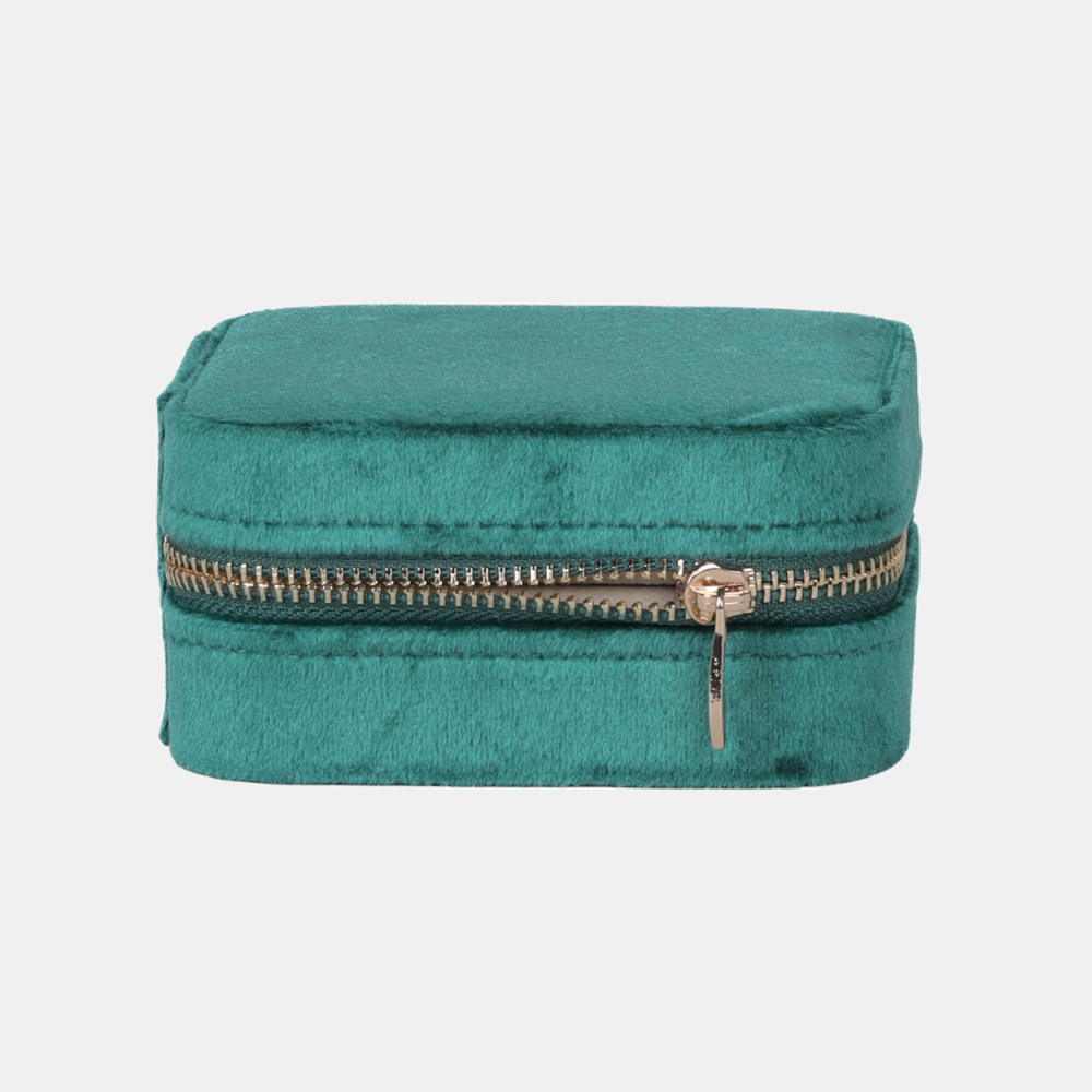 Brydie Sq Jewellery Box - Emerald