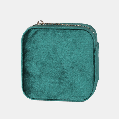 Brydie Sq Jewellery Box - Emerald