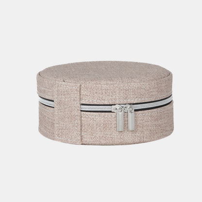 Sofia Rnd Jewellery Box - Apricot