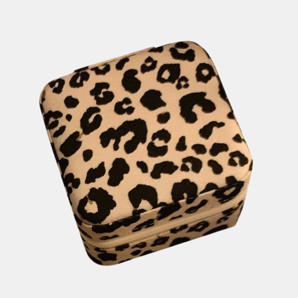 Estelle Jewellery Box - Leopard Print