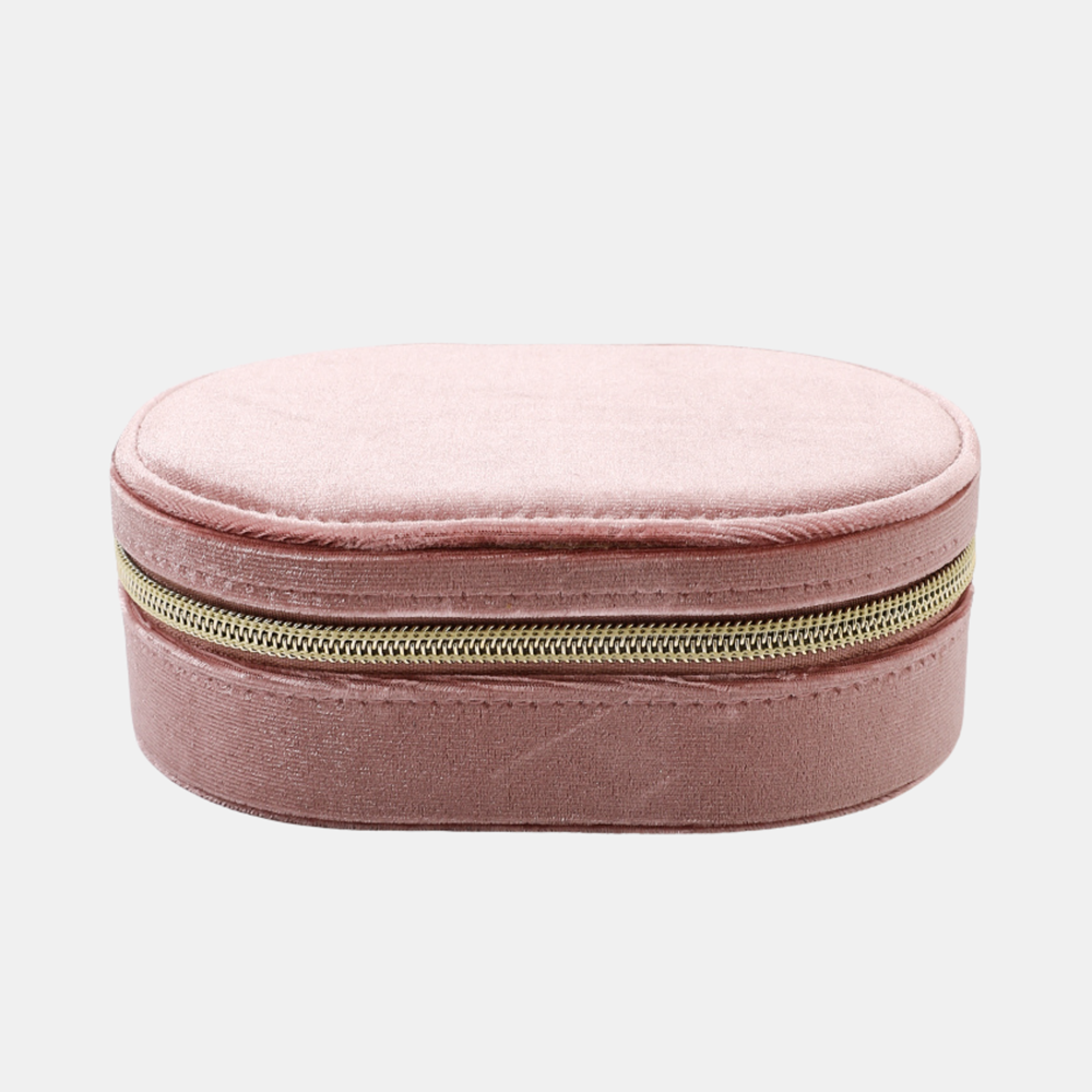 Sorrel Oval Jewellery Box - Pink