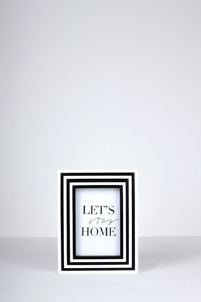 Photo Frame White/Black S/3