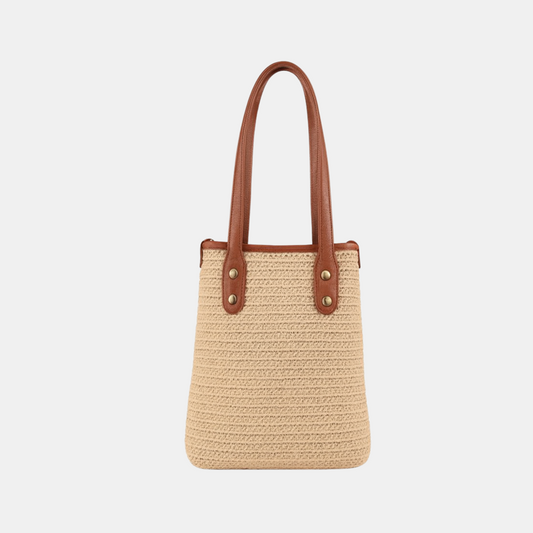 Sienna Phone Bag Woven - Apricot