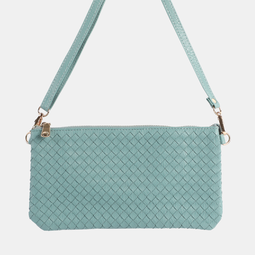 Lila Crossbody Bag Weave - Blue