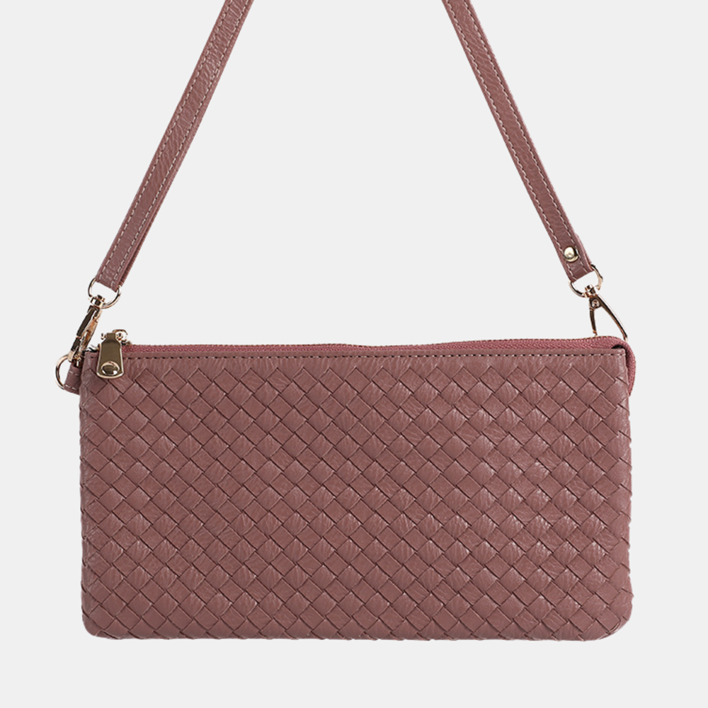 Lila Crossbody Bag Weave - Purple