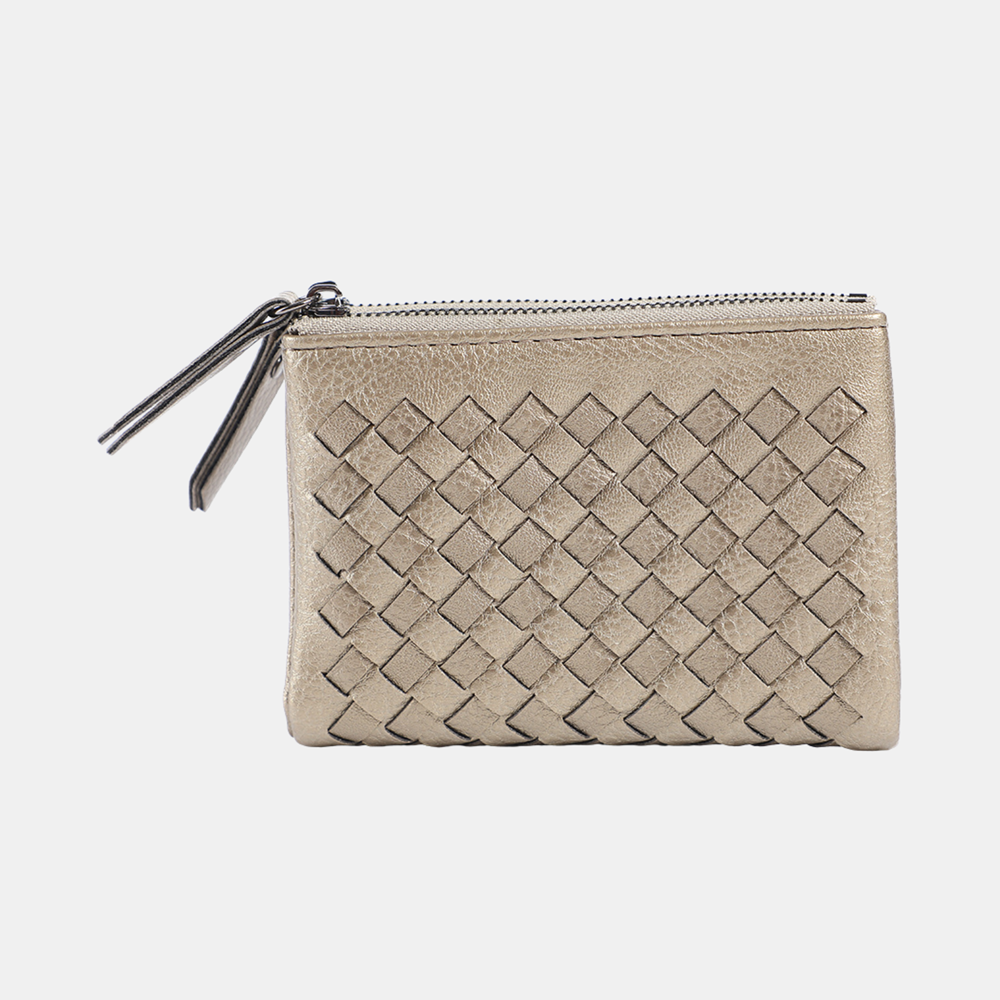 Lexi Wallet Weave Small - Golden
