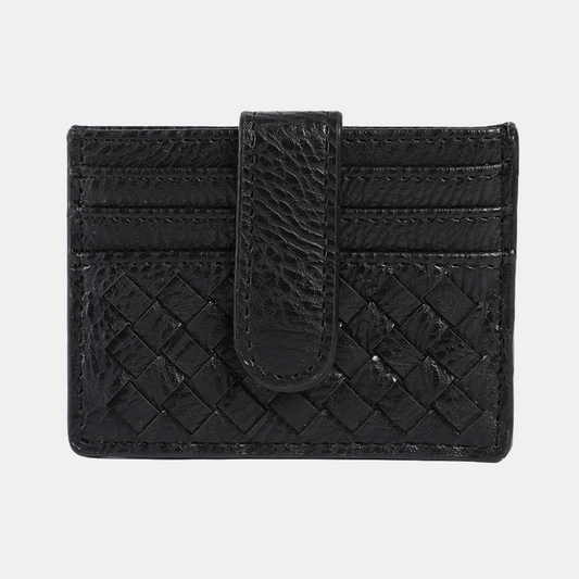 Skye Card Holder Weave - Black