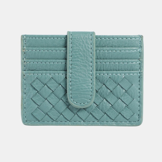 Skye Card Holder Weave - Blue
