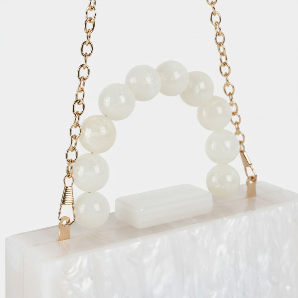 Blair Acrylic Bag - White