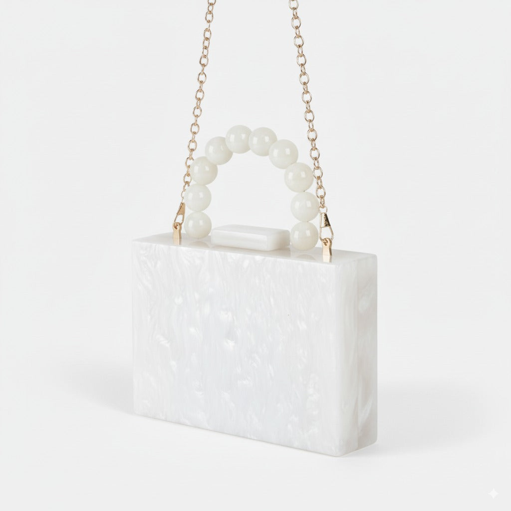 Blair Acrylic Bag - White