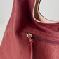 Fiona Reversible Shoulder Bag - Merlot Cream