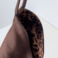 Fiona Reversible Shoulder Bag - Brown Leopard