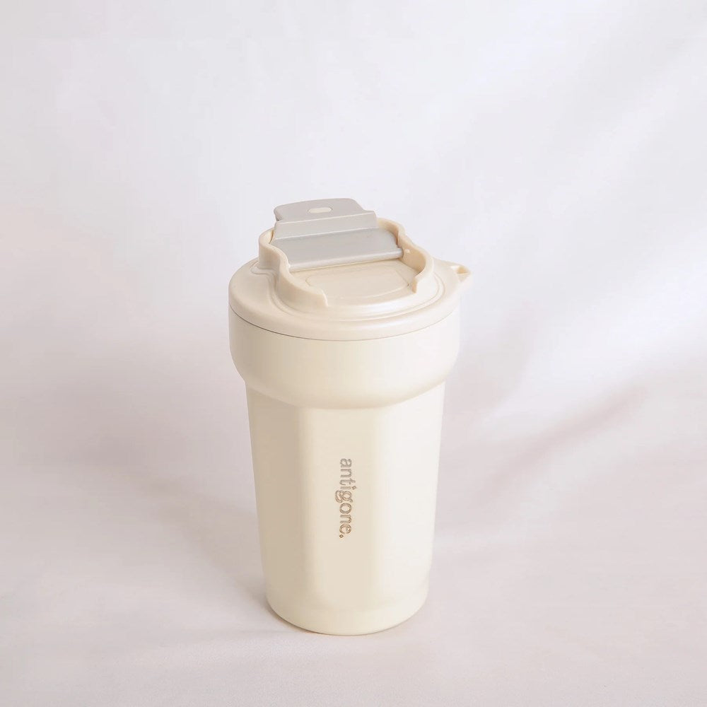 Insulated SS Travel Coffee Mug - White