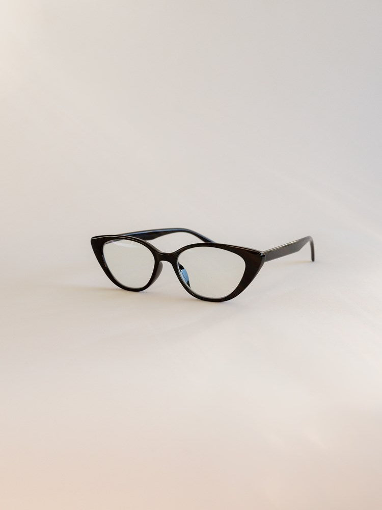 Ginger Reading Glasses - Black +2