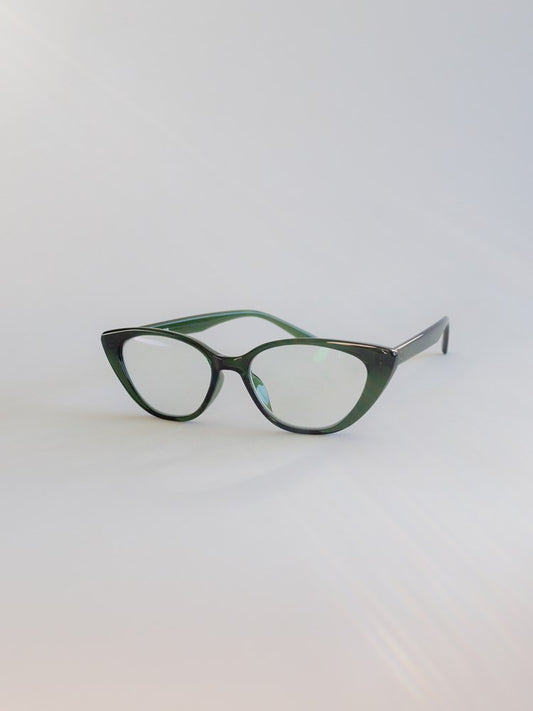 Ginger Reading Glasses - Atrovirens +1