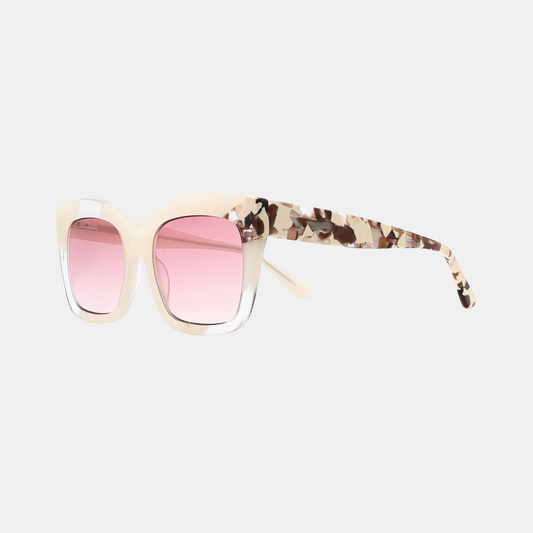 Tara Sunglasses Acetate - White Tort