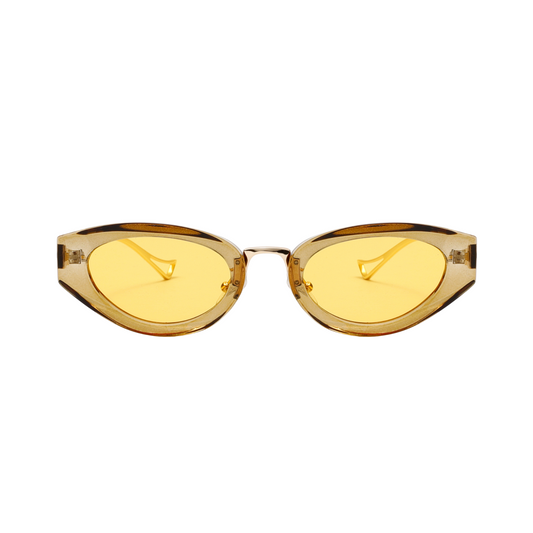Brianna Sunglasses - Yellow Gold