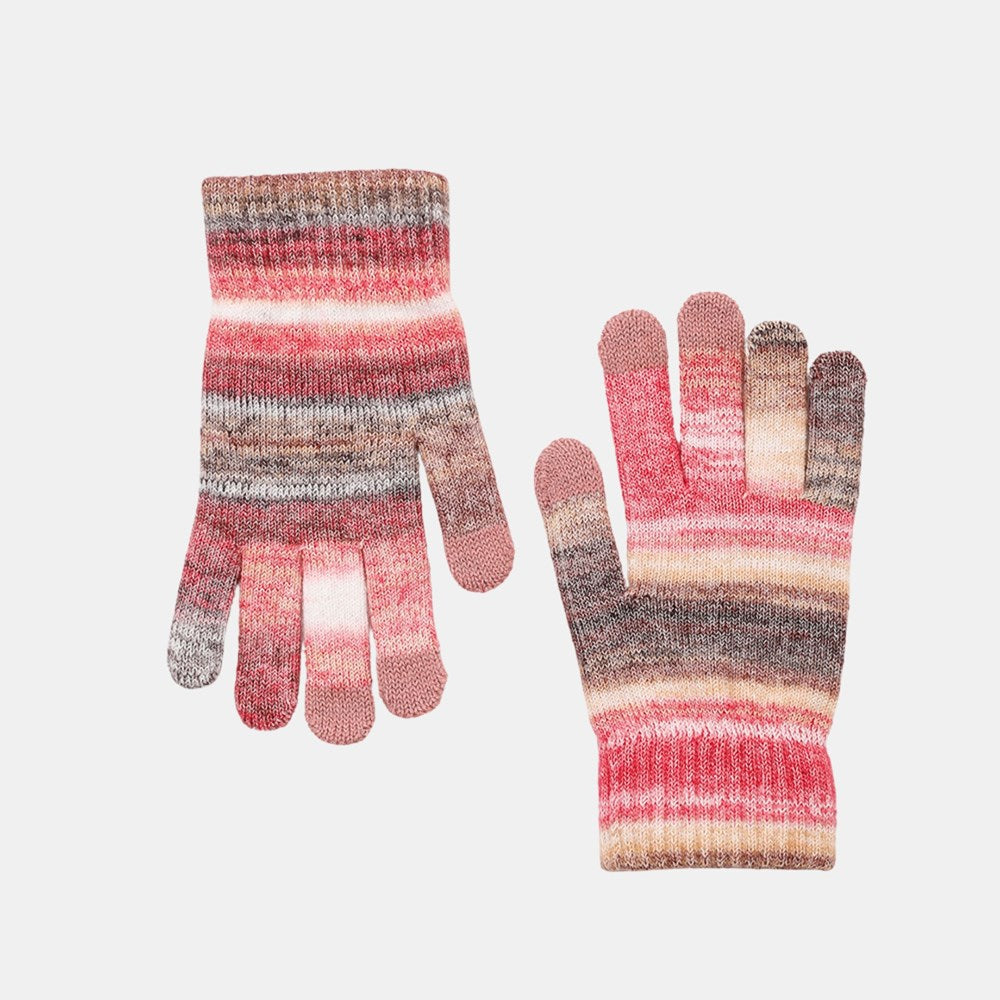 Noemi Glove - Rosewood Stripe