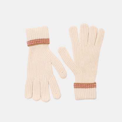 Noemi Glove - Ivory Stripe