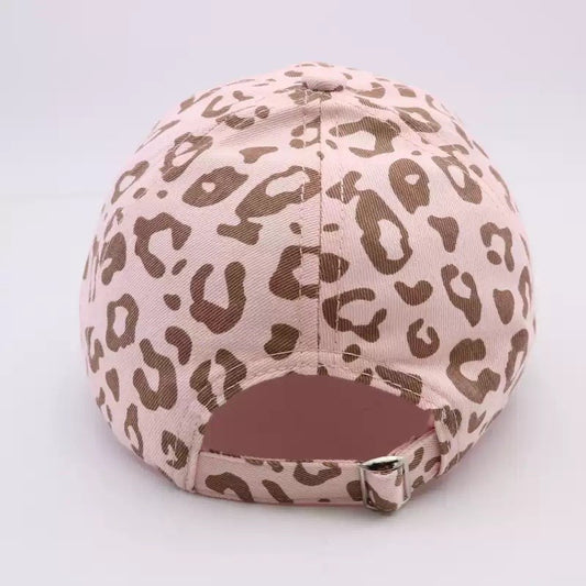 Asher Cap - Pink Leopard