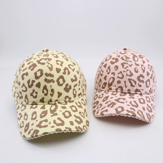 Asher Cap - Yellow Leopard