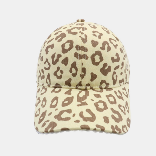 Asher Cap - Yellow Leopard