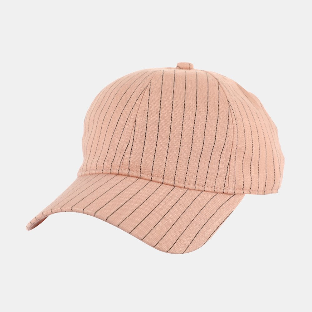 Micah Cap - Pink Striped
