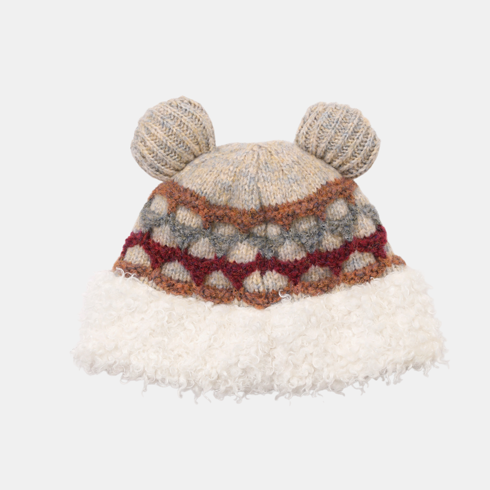 Sora Beanie Hat - Ivory Frost
