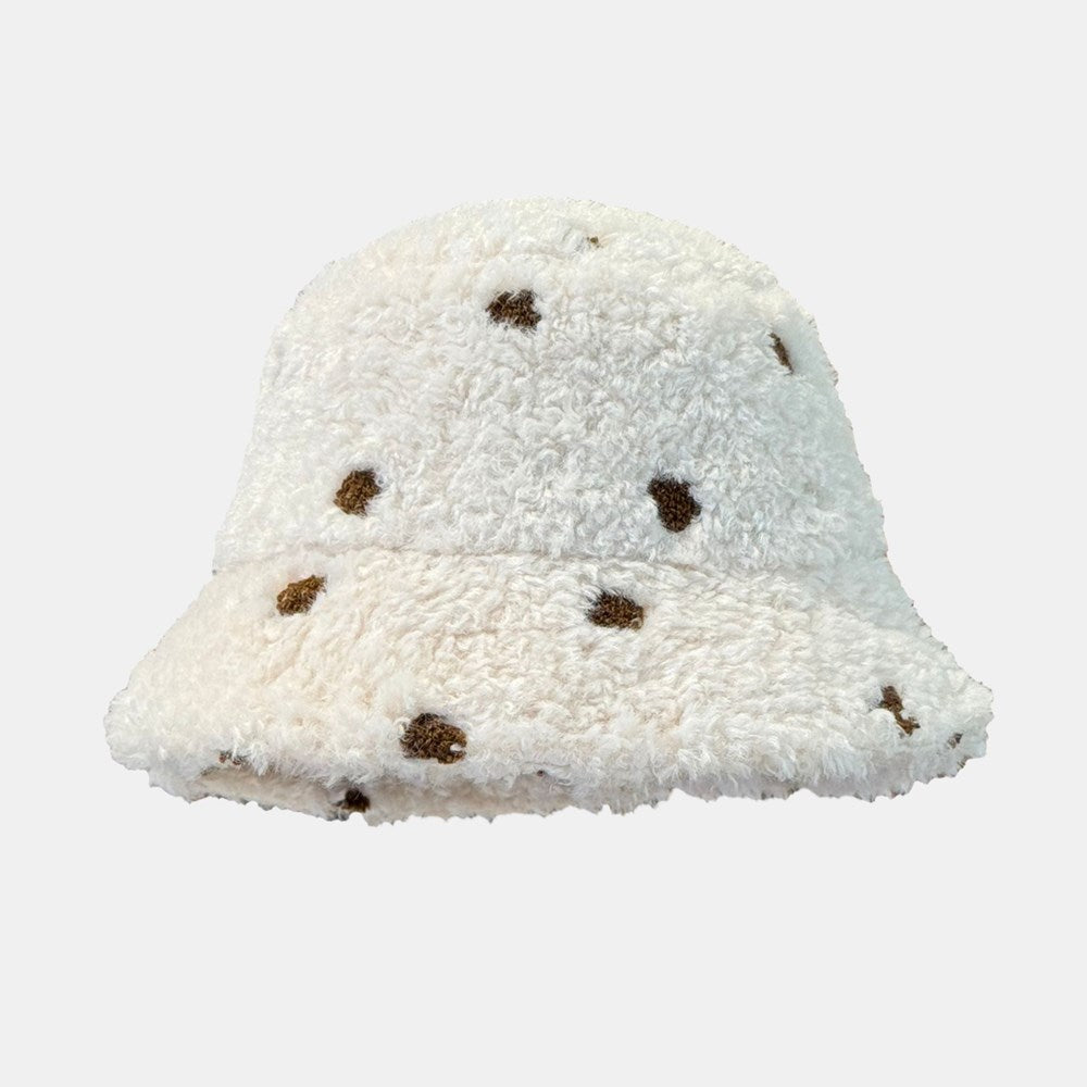 Ashley Bucket Hat - Ivory Dot