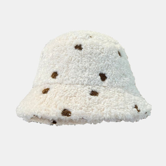 Ashley Bucket Hat - Ivory Dot