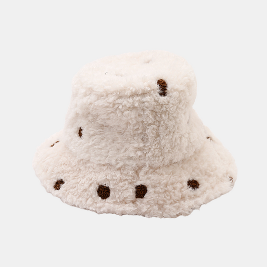 Ashley Bucket Hat - Ivory Dot