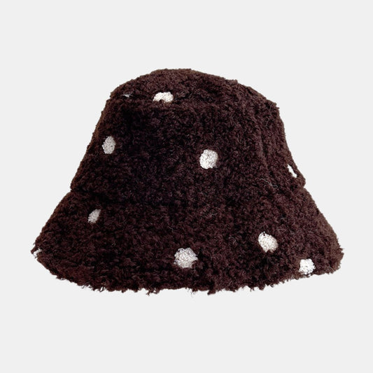Ashley Bucket Hat - Brown Dot