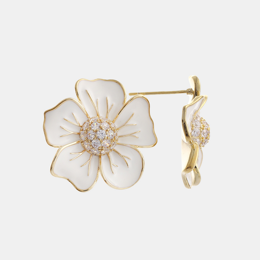 Adeline Earrings - White