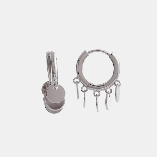 Liora Silver Hoops