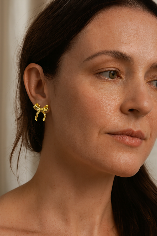 Halina Studs - Gold