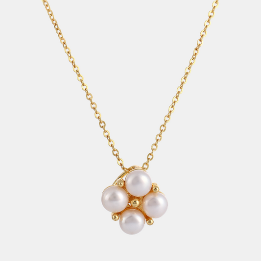 Coral Necklace - Gold