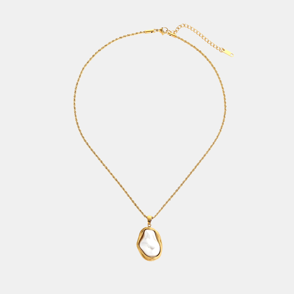 Emberlyn Pearl Necklace SS - Gold