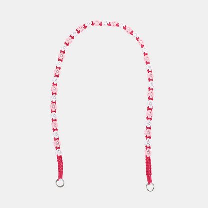 Nara Flowers Phone Chain - Long - Rose Red